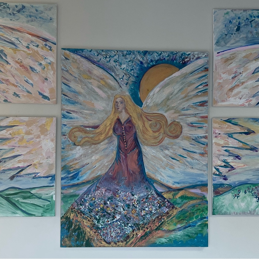 Vibrant Angelic Art Set